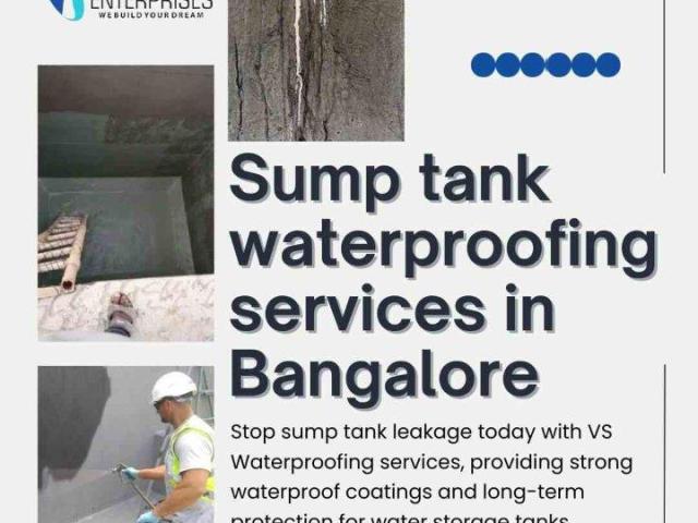 Sump tank waterproofing service in Bangalore