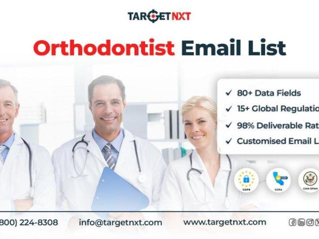 Access TargetNXT's Verified and Segmented Orthodontist Email List for Accurate Targeting