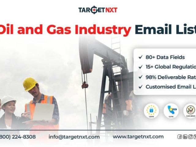 Oil and Gas Industry Email List for B2B Sales