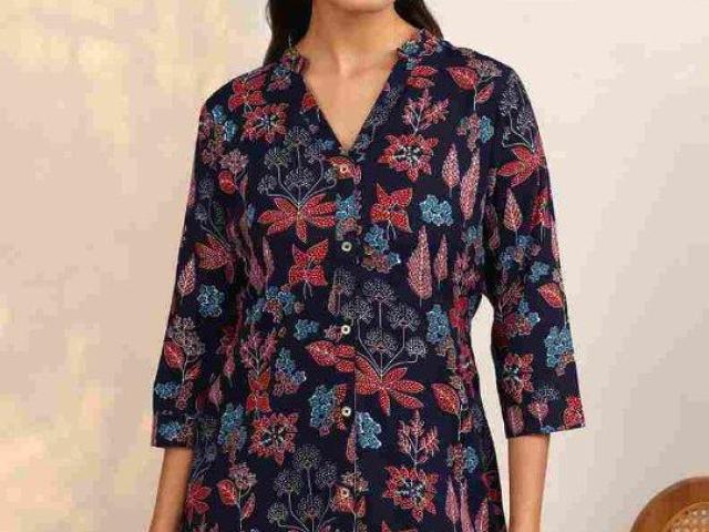 Explore Beautiful Silk Kurtis with Dupatta