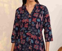 Explore Beautiful Silk Kurtis with Dupatta