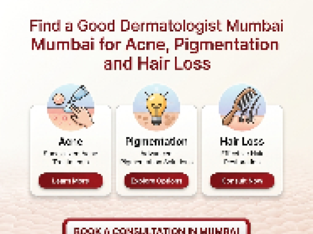 Good Dermatologist Mumbai for Acne, Pigmentation and Hair Loss