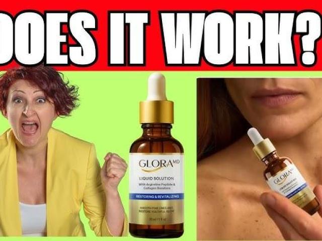 GloraMD Wrinkles & Sagging Skin Treatment – Fast Absorbing Liquid Solution