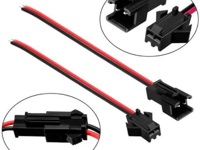 JST-SM Male Female Battery Connector with Wire