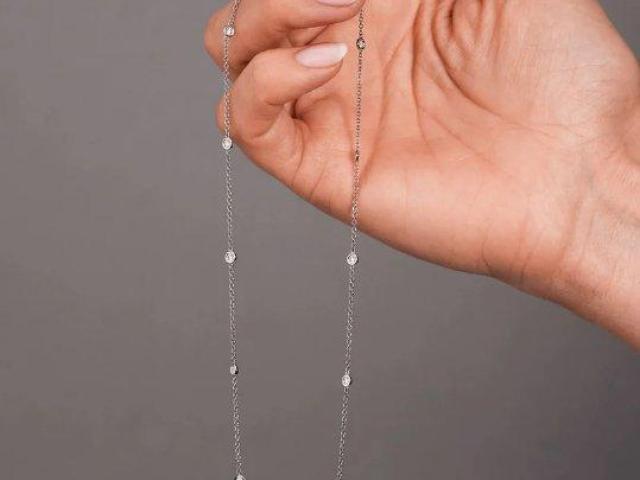 The Yard Necklace Diamond for Women by Layla Diamonds.