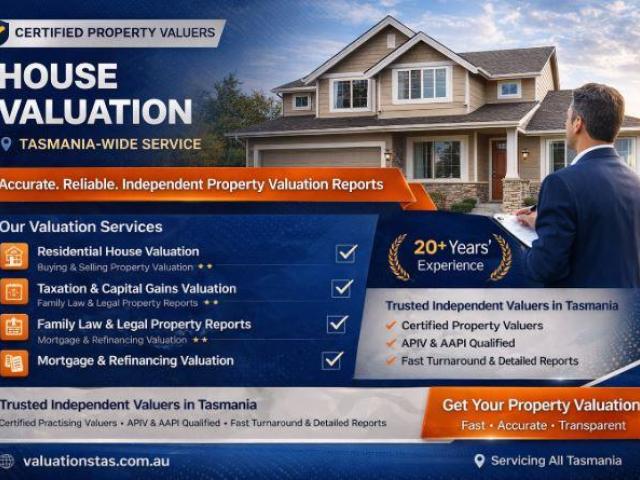 Accurate House Valuation Services in Tasmania | Certified Property Valuers