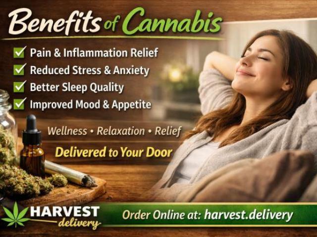 Benefits of Cannabis – Wellness, Relief & Convenience Delivered