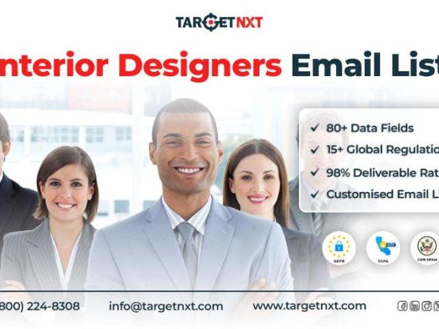 Get in Touch with Creative Professionals Acquiring Our Interior Designers Email List