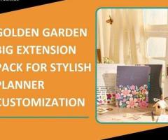 Golden Garden Big Extension Pack for Stylish Planner Customization