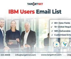 Buying an IBM Users Email List enables you to reach Top Tech Leaders with our IBM Users Email List