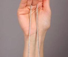 Luxury 6ct Graduated Diamond Tennis Necklace in London.