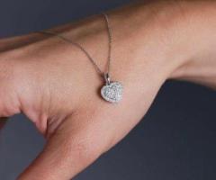 Lab-Grown Heart Diamond Necklace for Women by Layla Diamonds