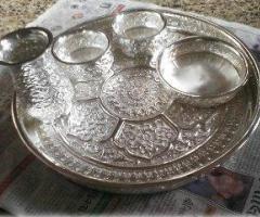 Silver dinner set