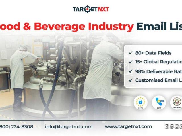 Purchasing Our Food and Beverage Industry Email List Target Top Business Owners