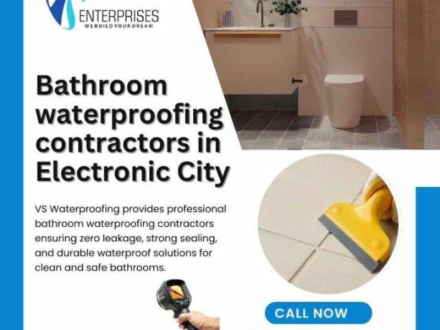 Bathroom waterproofing contractors in Electronic City