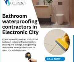 Bathroom waterproofing contractors in Electronic City