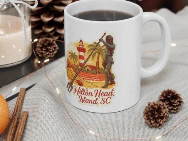 Buy Hilton Head Island Ceramic Mug for Gifts in USA – A Coastal Christmas