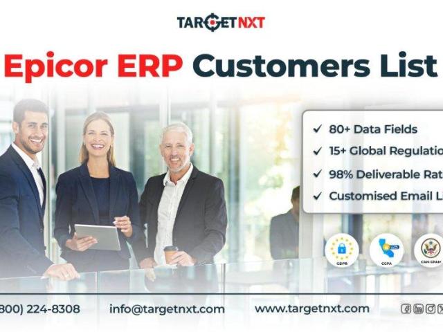 Invest in our Epicor ERP Customers List to Effortlessly Reach Top Companies Using Epicor ERP