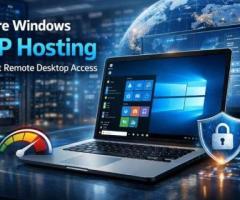 Secure Windows RDP Hosting with Fast Remote Desktop Access