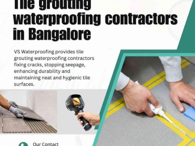 Tile grouting waterproofing contractors in Bangalore