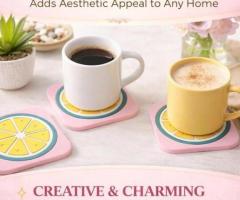 Silicone Drink Coasters – Heat Resistant, Anti-Slip & Waterproof