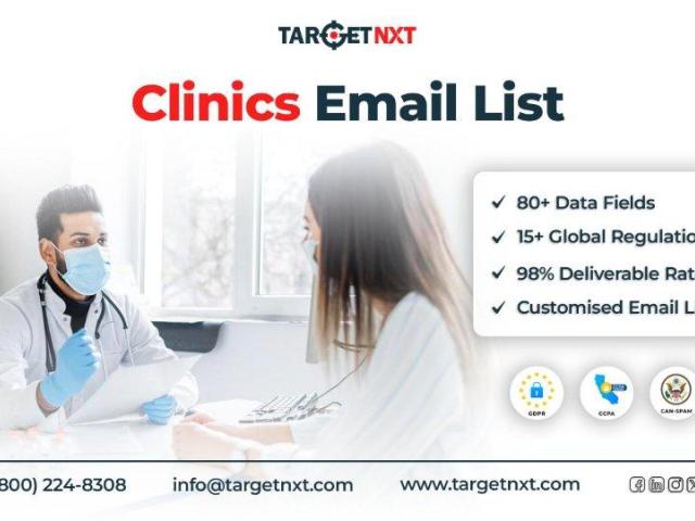 Buy TargetNXT's 100% Opt-in Clinics Email List to Access Private and Group Practices
