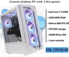 Tailor made Core i7 PC with RTX 3050 8GB graphics
