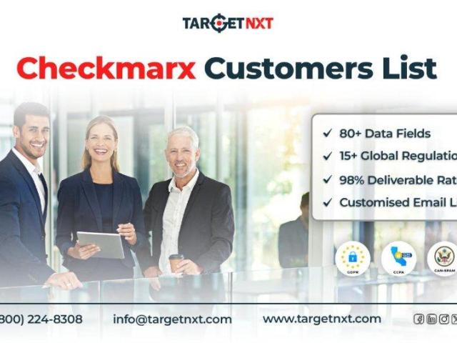 Buy Our Checkmarx Customers List to Meet IT Leaders and Tech Managers