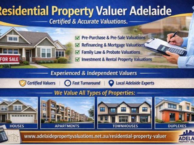 Residential Property Valuer in Adelaide – Accurate & Certified Valuations