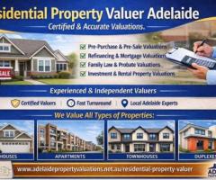Residential Property Valuer in Adelaide – Accurate & Certified Valuations