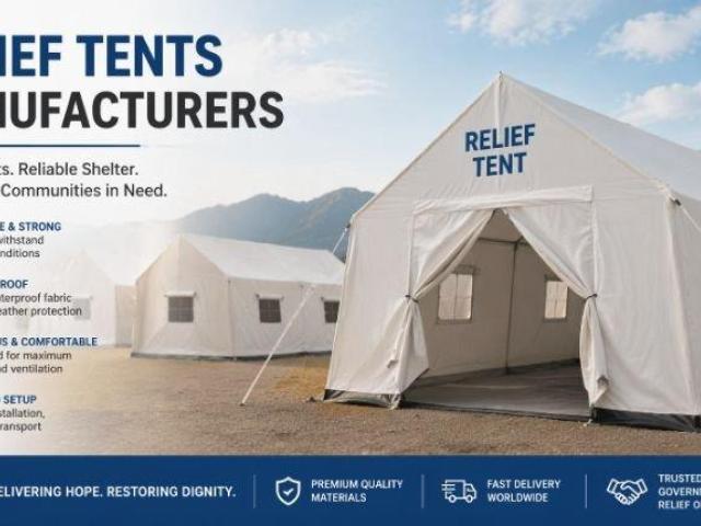 Behind the Scenes: How Sagar Industries Manufactures Durable Relief Tents