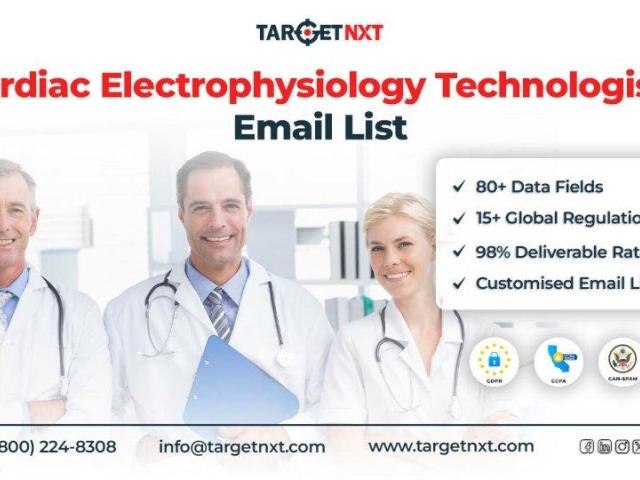 Buy Cardiac Electrophysiology Technologists Email List to Connect with Certified Specialists!