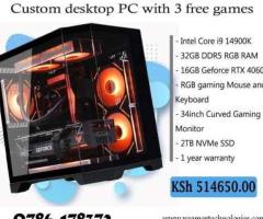 Tailor made Core i9 desktop with GeForce RTX 4060Ti