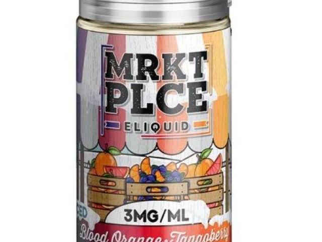 Iced Blood Orange Tangoberry MRKT PLCE E-Liquid 100ML – Citrus Berry Ice Blend