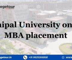 Manipal University online MBA placement