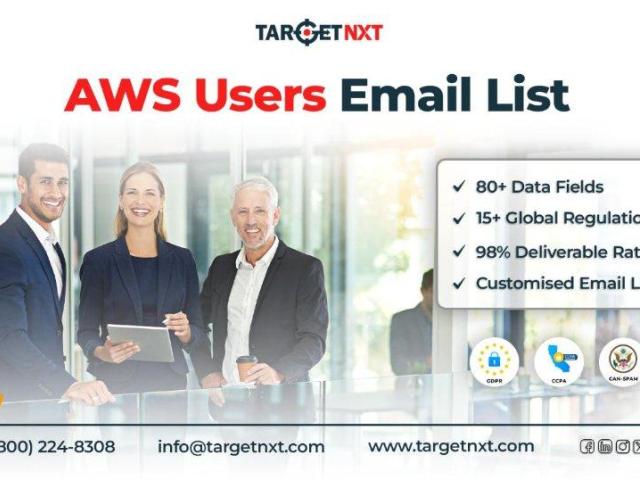 Purchase AWS Users Email List to Market Cloud-Based Solutions Effectively!