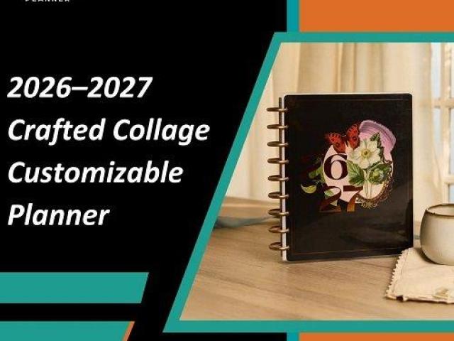 Crafted Collage Planner 2026- 2027 Classic Size