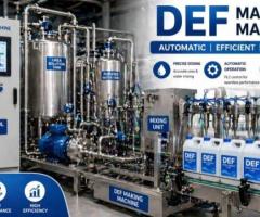 DEF Making Machine Solutions Engineered by DEF Machines Experts