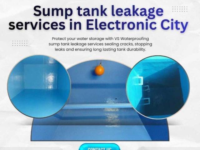 Sump tank leakage services in Electronic City