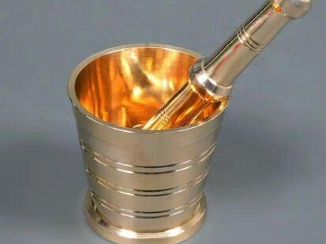 Grab Our Handcrafted Brass Spice Mortar and Pestle Before It’s Gone