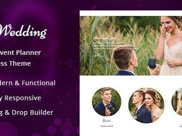 Wedding - Engagement & Marriage Planner WordPress Theme