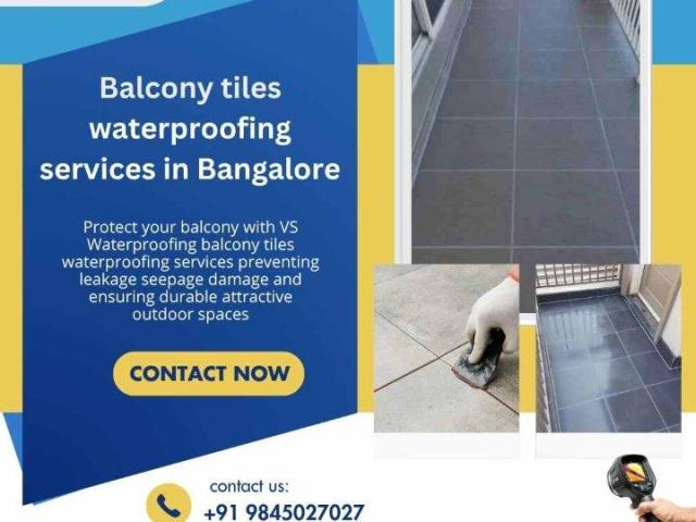 Balcony tiles waterproofing services in Bangalore