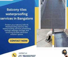 Balcony tiles waterproofing services in Bangalore