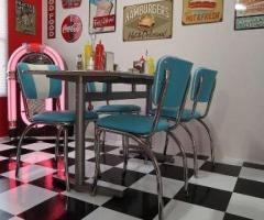 Obtain lifetime structural warranty with our heavy-duty Retro chairs and table
