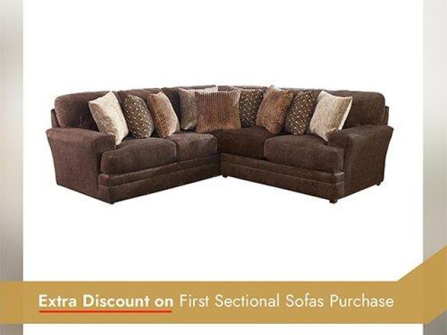 Extra Discount on First Sectional Sofas Purchase