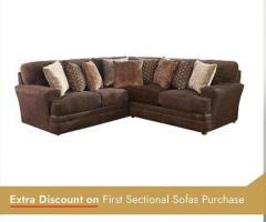 Extra Discount on First Sectional Sofas Purchase