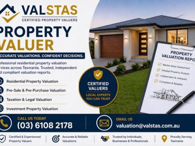 Property Valuer Tasmania | Certified Residential Property Valuation Experts