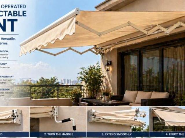 Sagar Industries Leading Supplier of Manually Operated Retractable Tent Structures