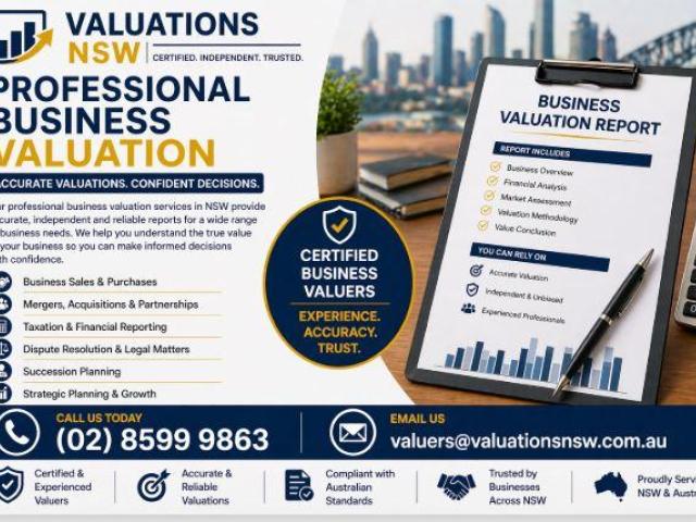 Professional Business Valuation NSW | Certified Company Valuation Experts
