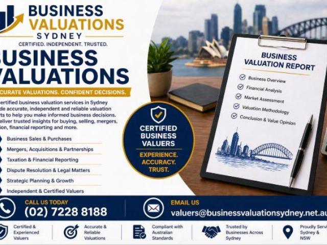 Business Valuations Sydney | Certified Company Valuation Experts